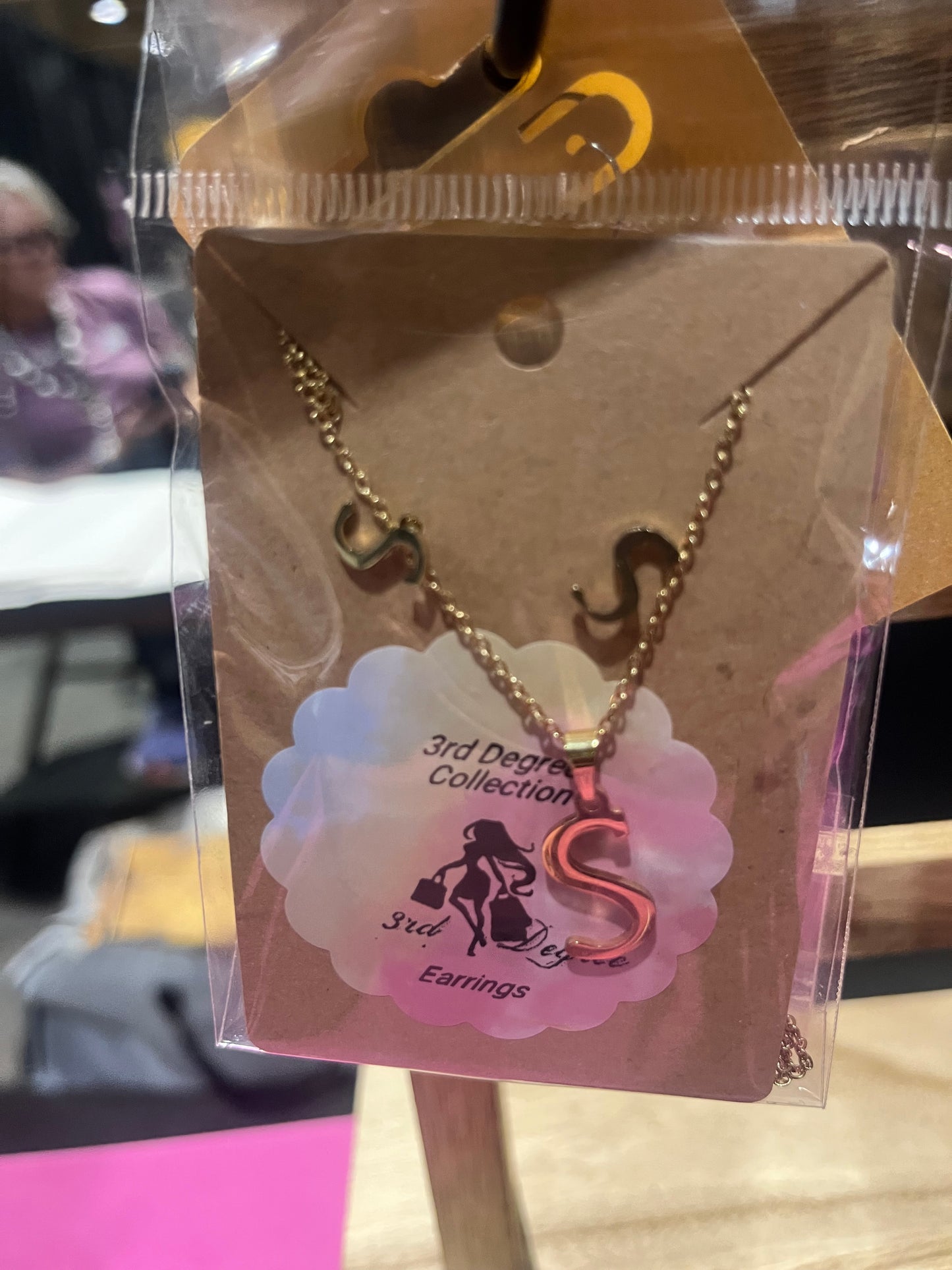 First Initial Necklace Set