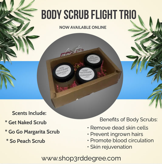 Body Scrub Flight Trio