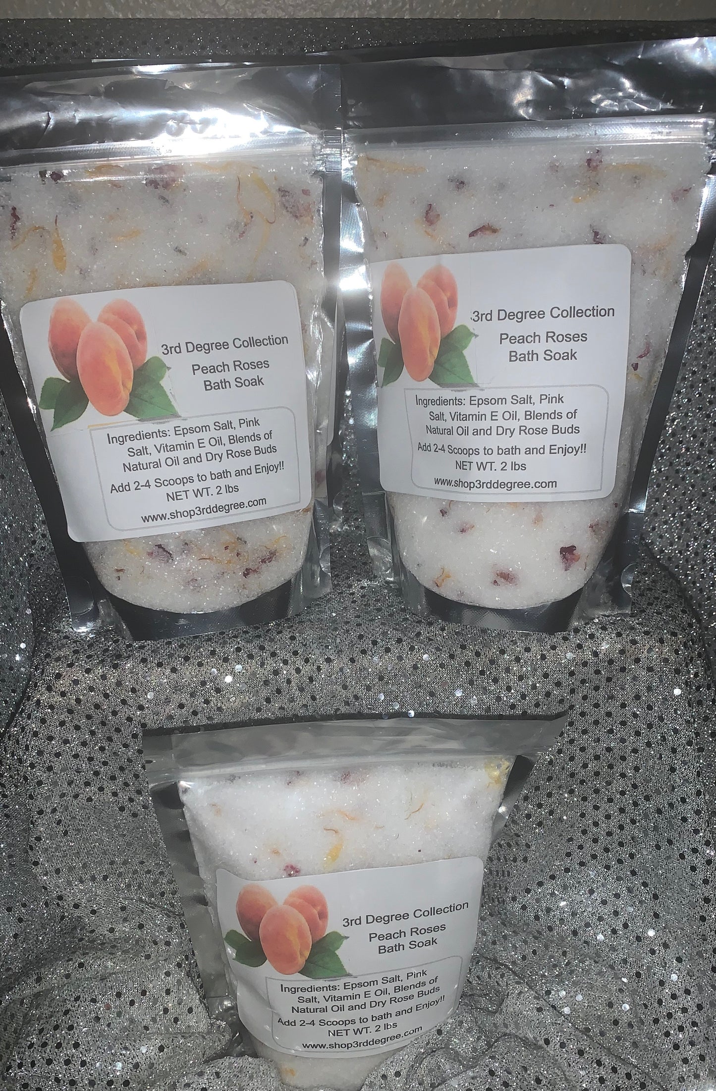 Peach Roses Bath Soak